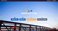 Desktop Screenshot of healthyairliving.org
