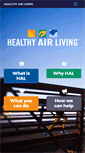 Mobile Screenshot of healthyairliving.org