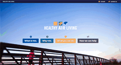 Desktop Screenshot of healthyairliving.com